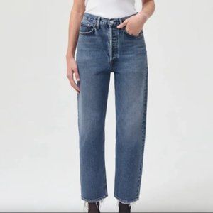 AGolde 90'S CROP MID RISE STRAIGHT -nwot - size 25